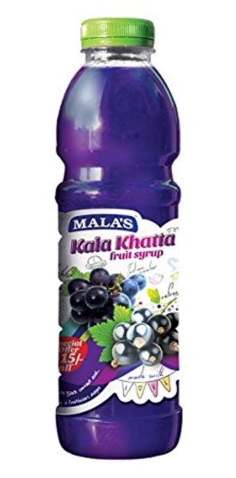 MALA`S KALA KHATTA SYRUP 750 ml